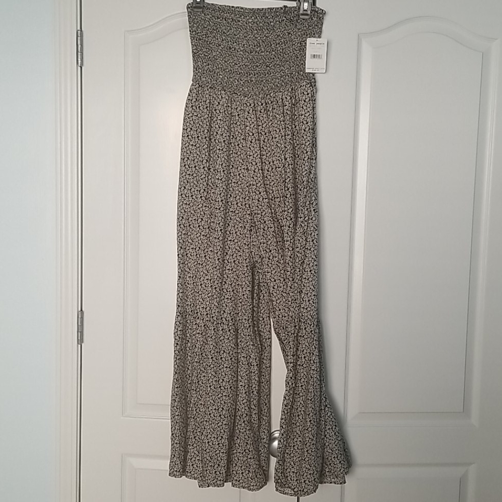 Free People Strapless Jumpsuit